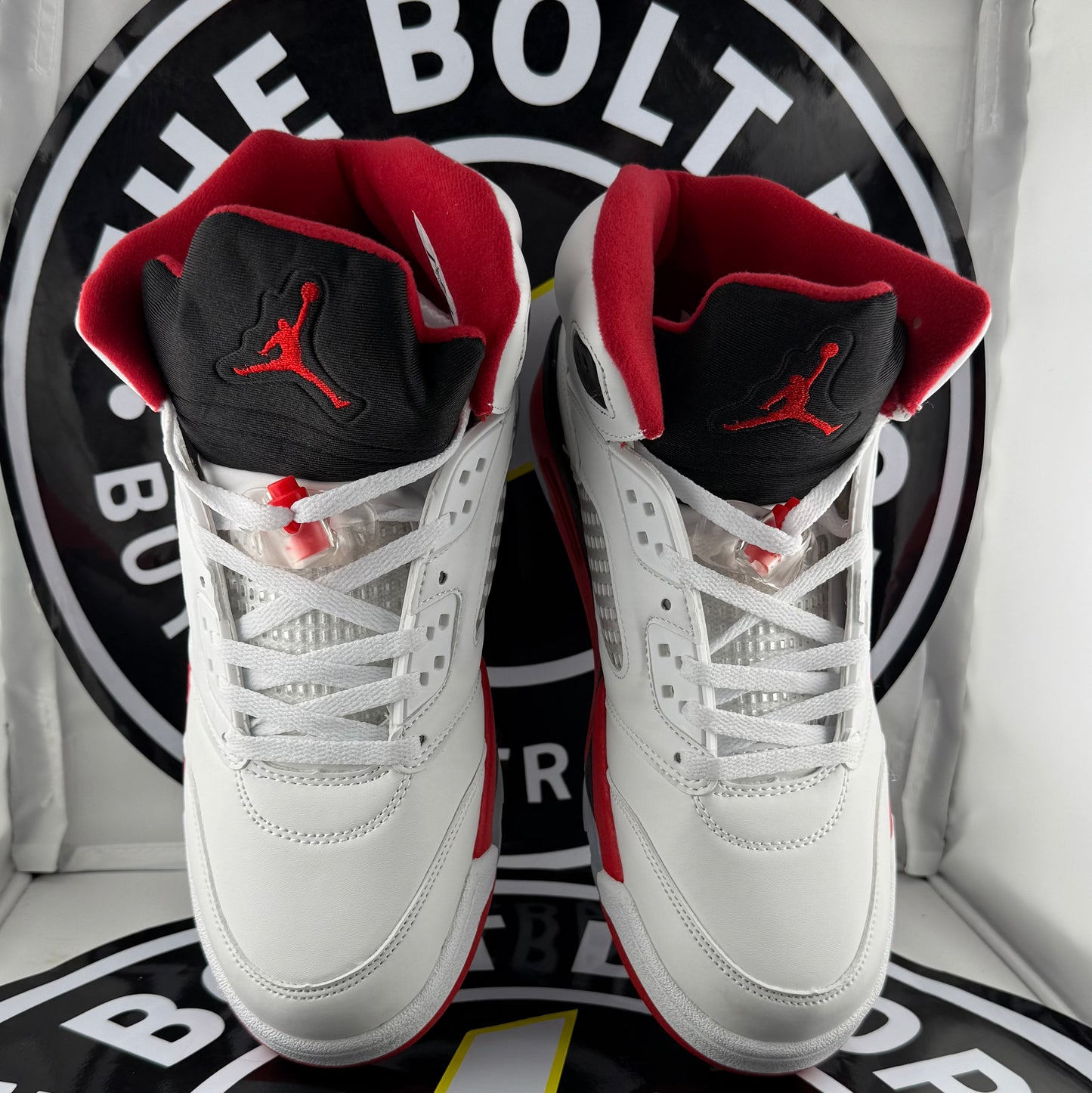 UA Jordan 5 Retro - Fire Red “Black Tongue” - Size 11M / 12.5W