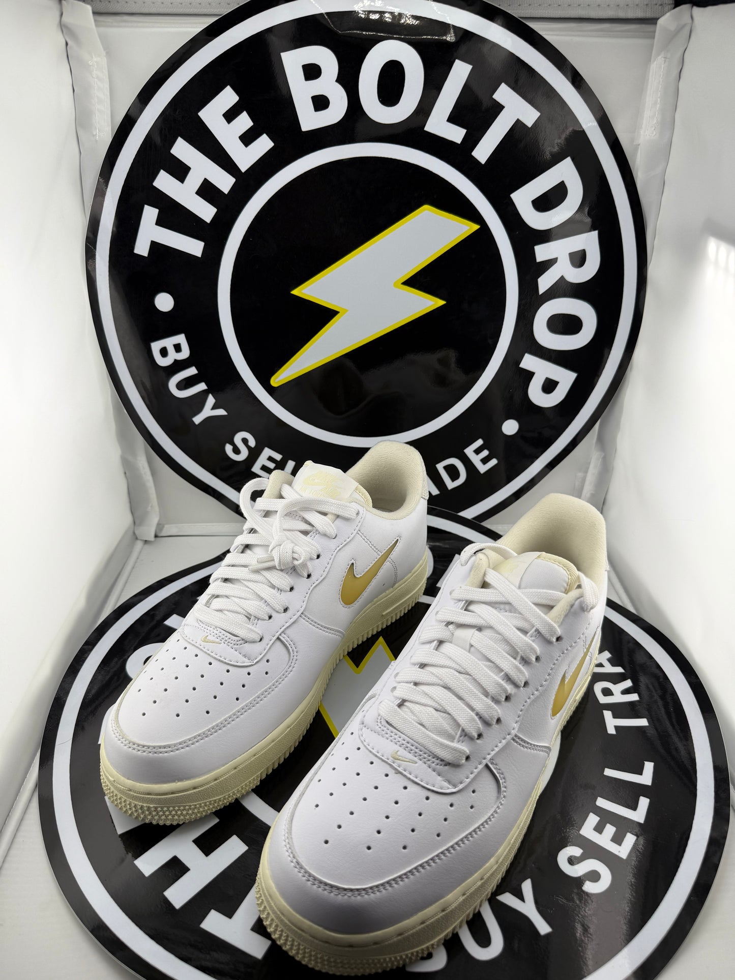 Nike Air Force 1 ‘07 - Jewel Pale Vanilla - Size 14M / 15.5W