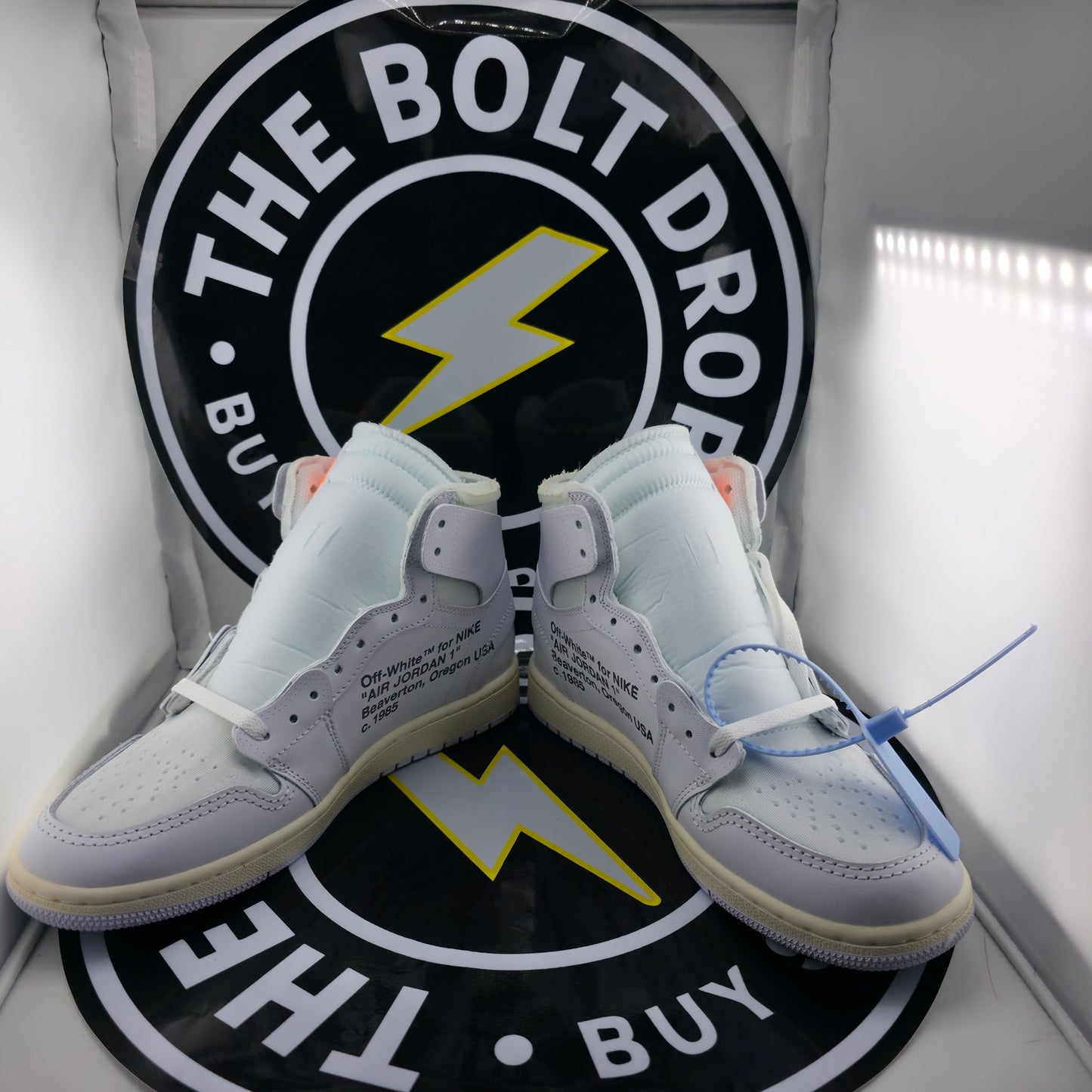 UA Jordan 1 Retro High - Off-White Euro - Size 9M / 10.5W