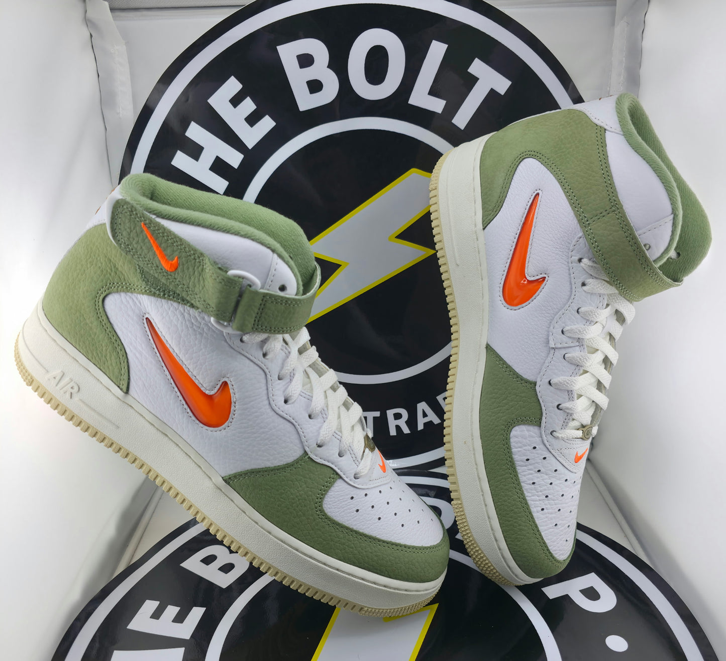 Nike Air Force 1 Mid QS - Jewel Oil Green - Size 12.5M / 14W