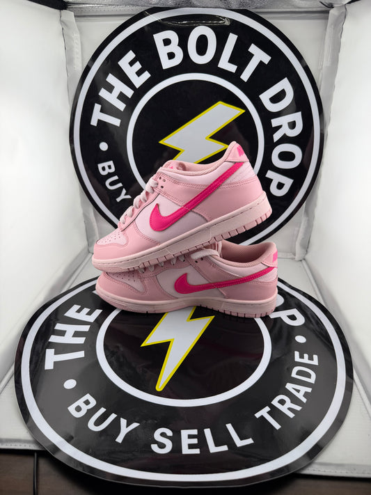 Nike Dunk Low - Triple Pink - Size 6Y