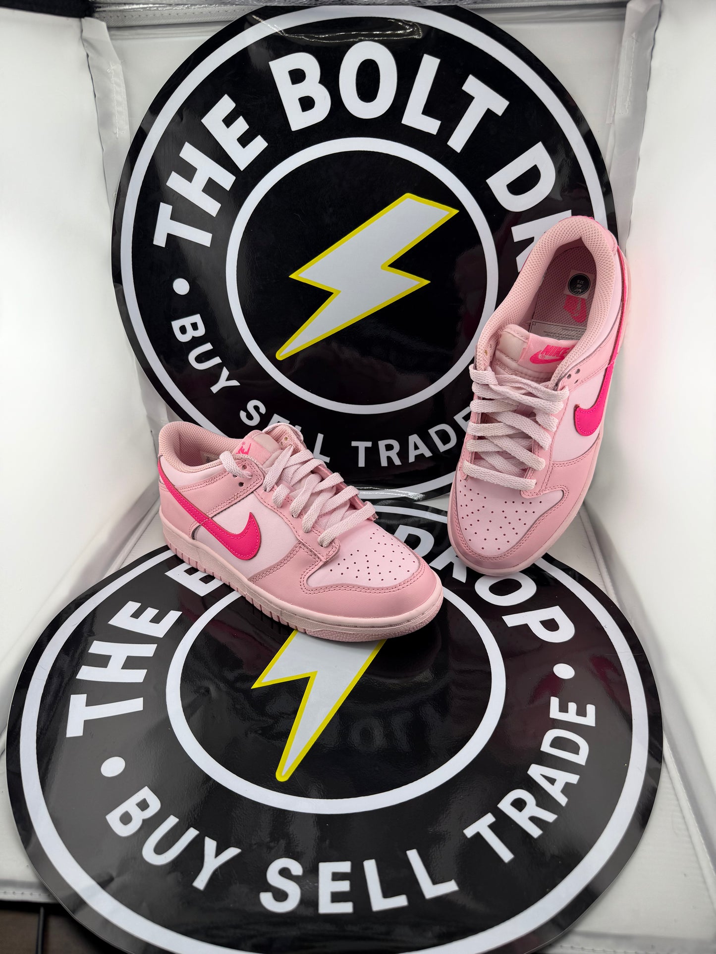 Nike Dunk Low - Triple Pink - Size 6Y