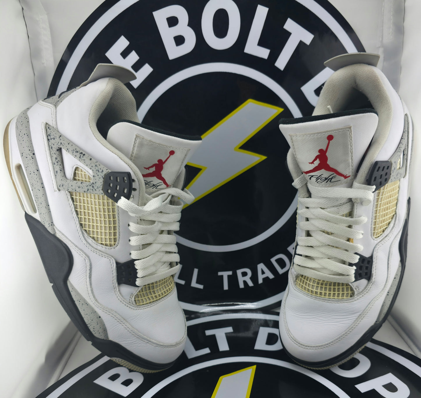 Nike Jordan 4 Retro - White Cement (2016) - Size 10M / 11.5W