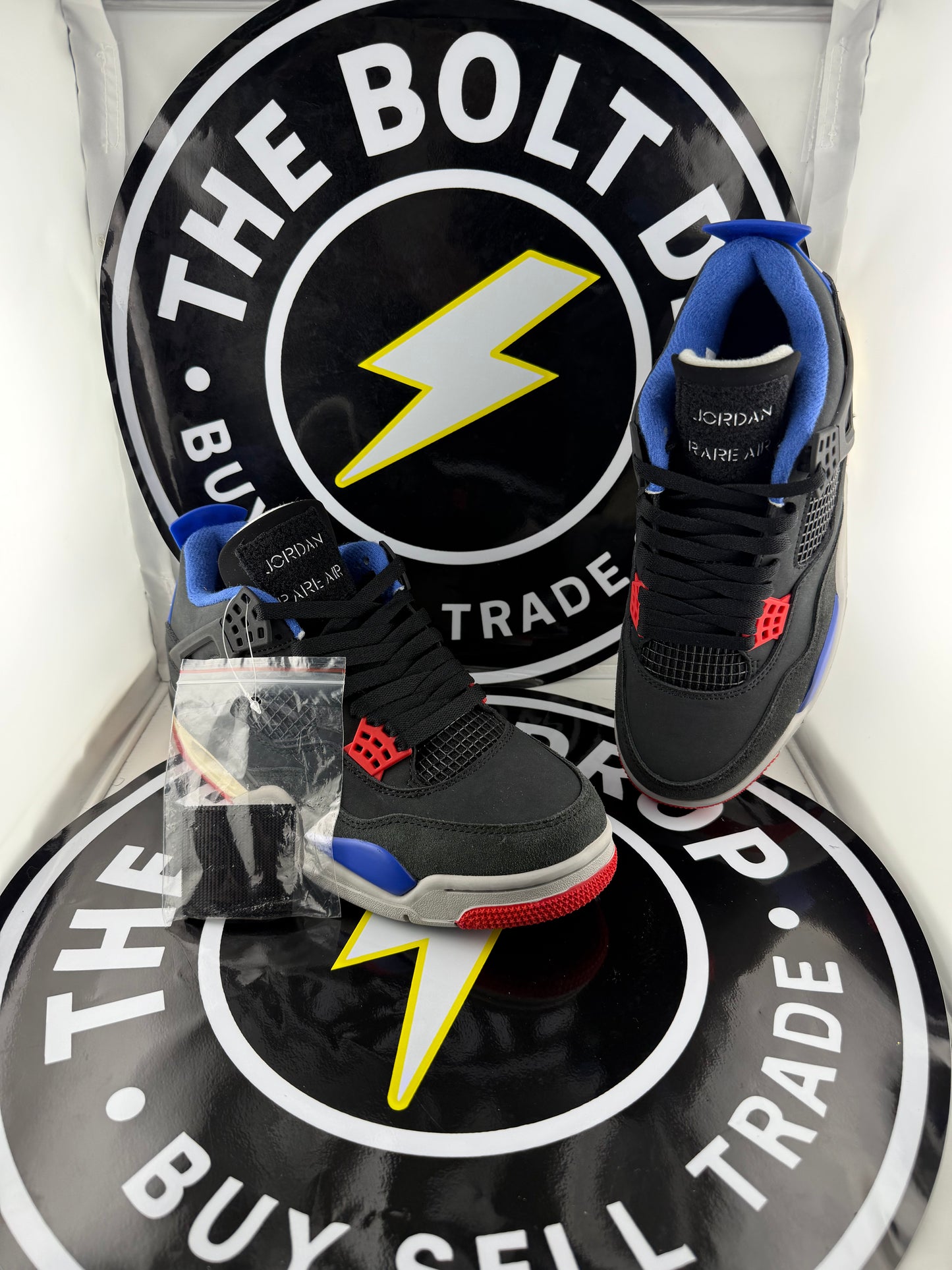 UA Jordan 4 Retro - “Rare Air” (white lettering) - Size 12M / 13.5W
