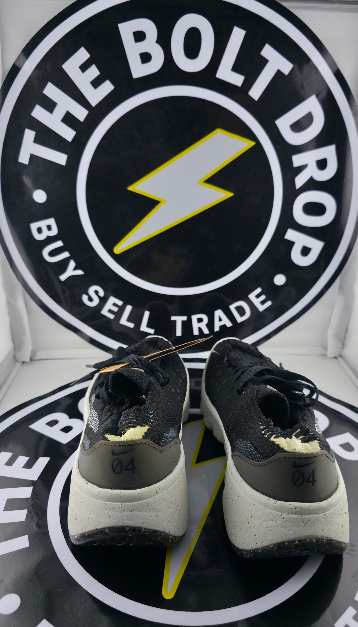 Nike Space Hippie 04 - Black Smoke Grey - Size 4.5M / 6W