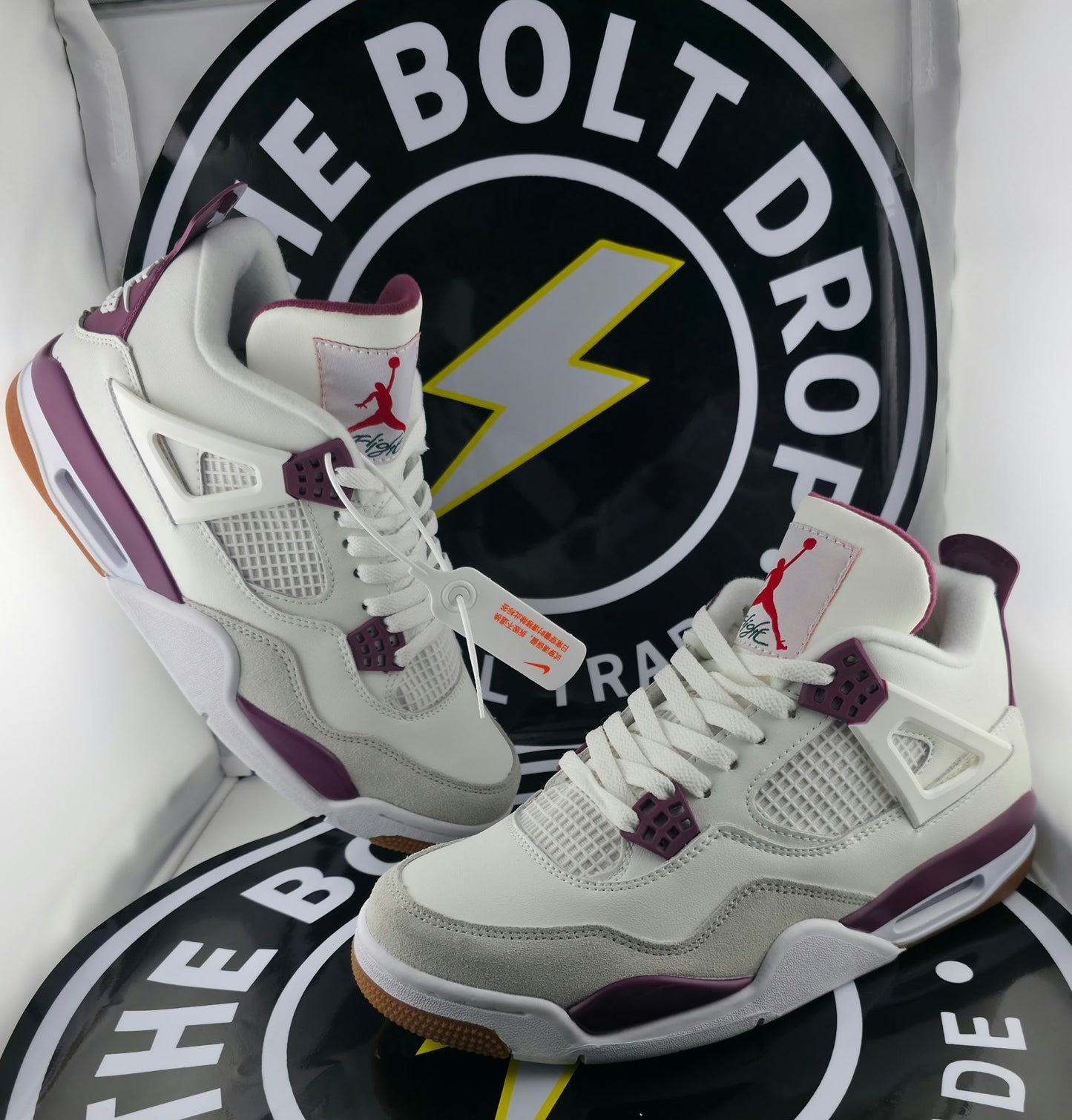 UA Jordan 4 Retro - Wine Red - Size 11M / 12.5W
