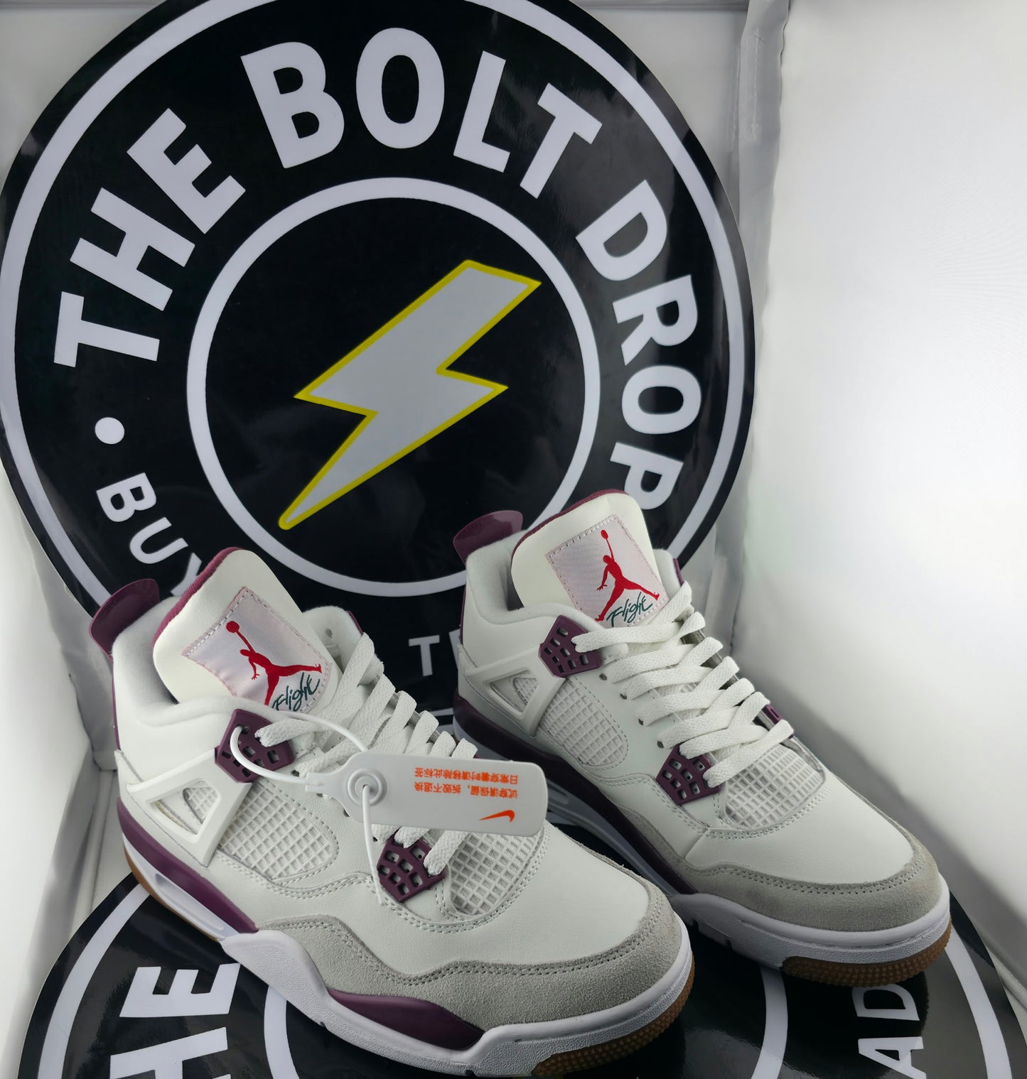 UA Jordan 4 Retro - Wine Red - Size 11M / 12.5W