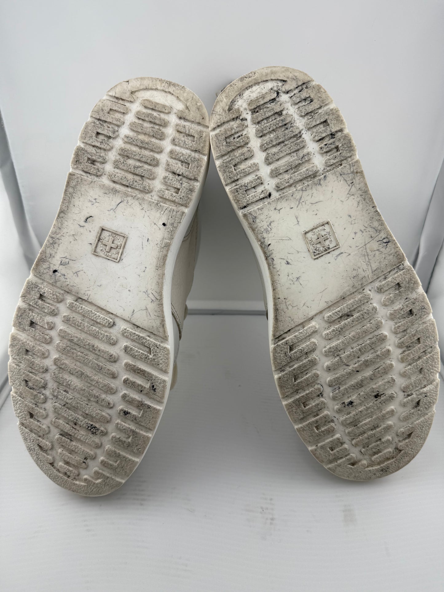 Dr. Martens Jemina White Boots - Size 8.5W