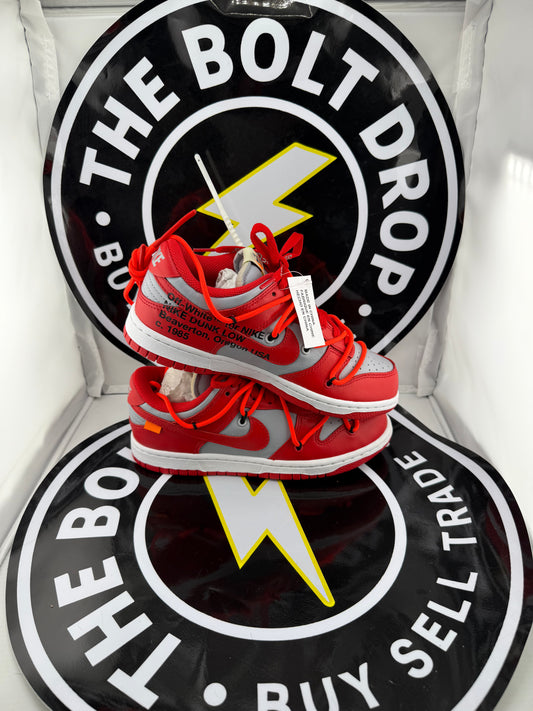 Nike Dunk Low - Off-White University Red - Size 4.5M / 6W