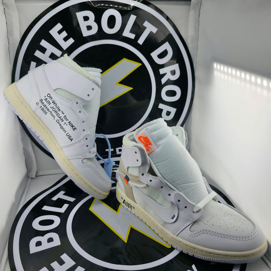 UA Jordan 1 Retro High - Off-White Euro - Size 9M / 10.5W