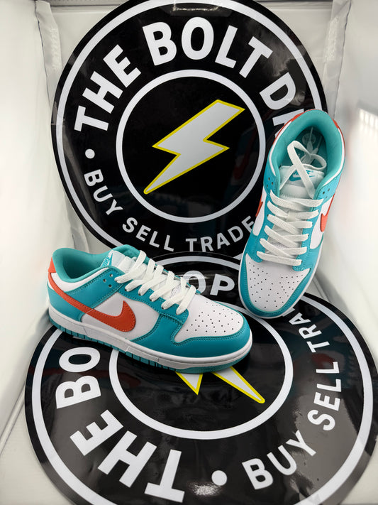 Nike Dunk Low - Miami Dolphins - Size 8M / 9.5W