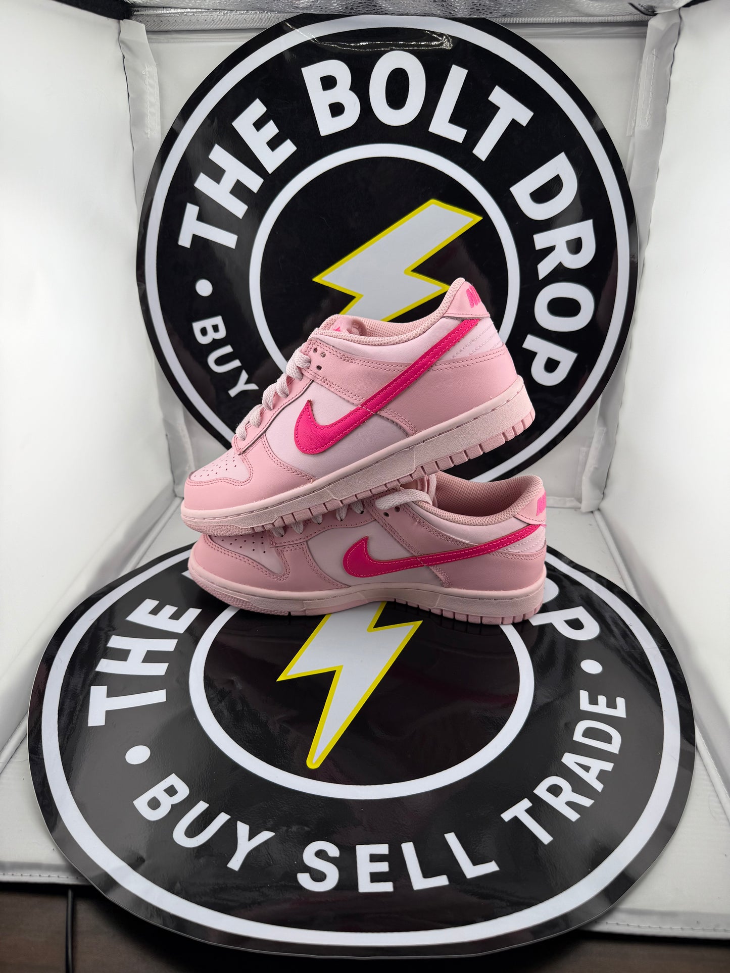 Nike Dunk Low - Triple Pink - Size 6Y