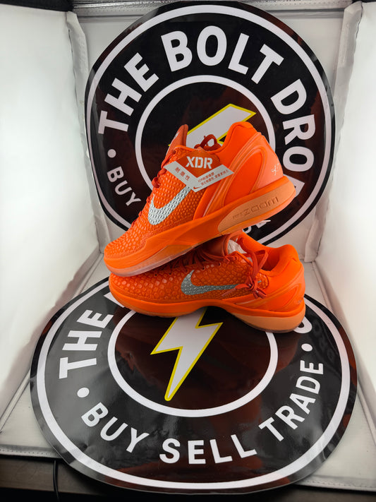 UA Kobe 6 Protro - Total Orange - Size 8M / 9.5W