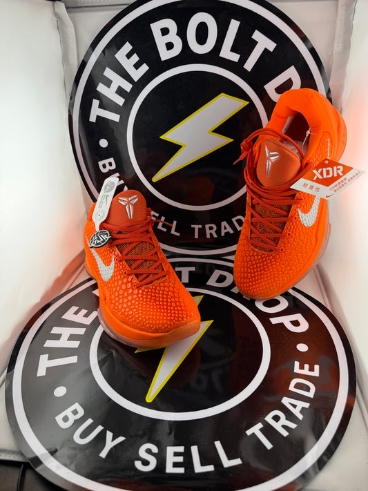 UA Kobe 6 Protro - Total Orange - Size 8.5M / 10W