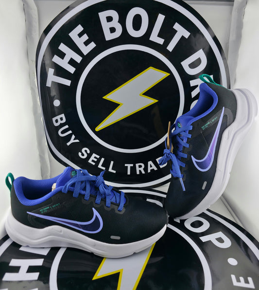 Nike Downshifter 12 - Black/Light Thistle-Lapis - Size 4.5M / 6W