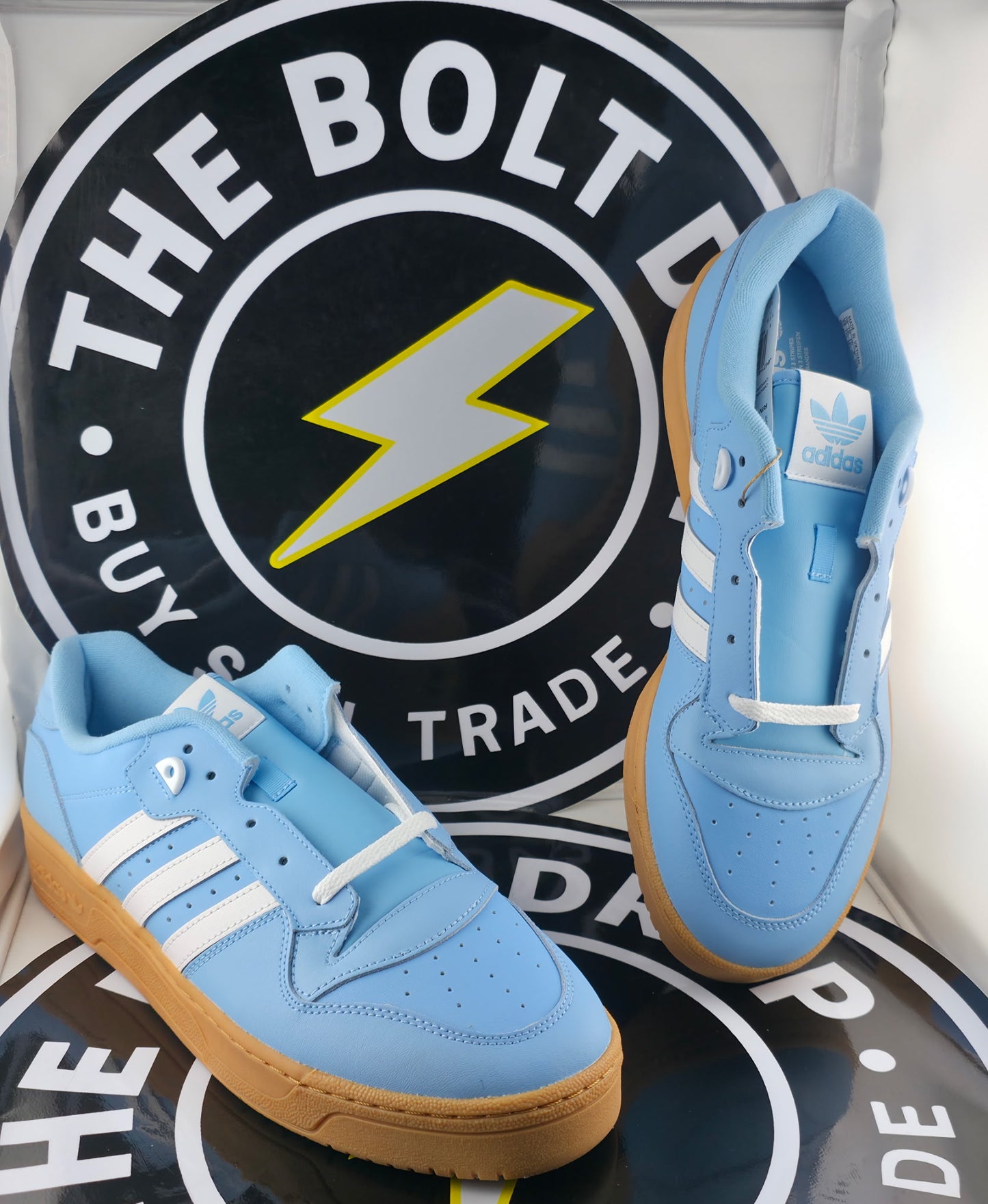 Adidas Rivalry Pantone - FTW White / Gum Soles - Size 12M / 13W