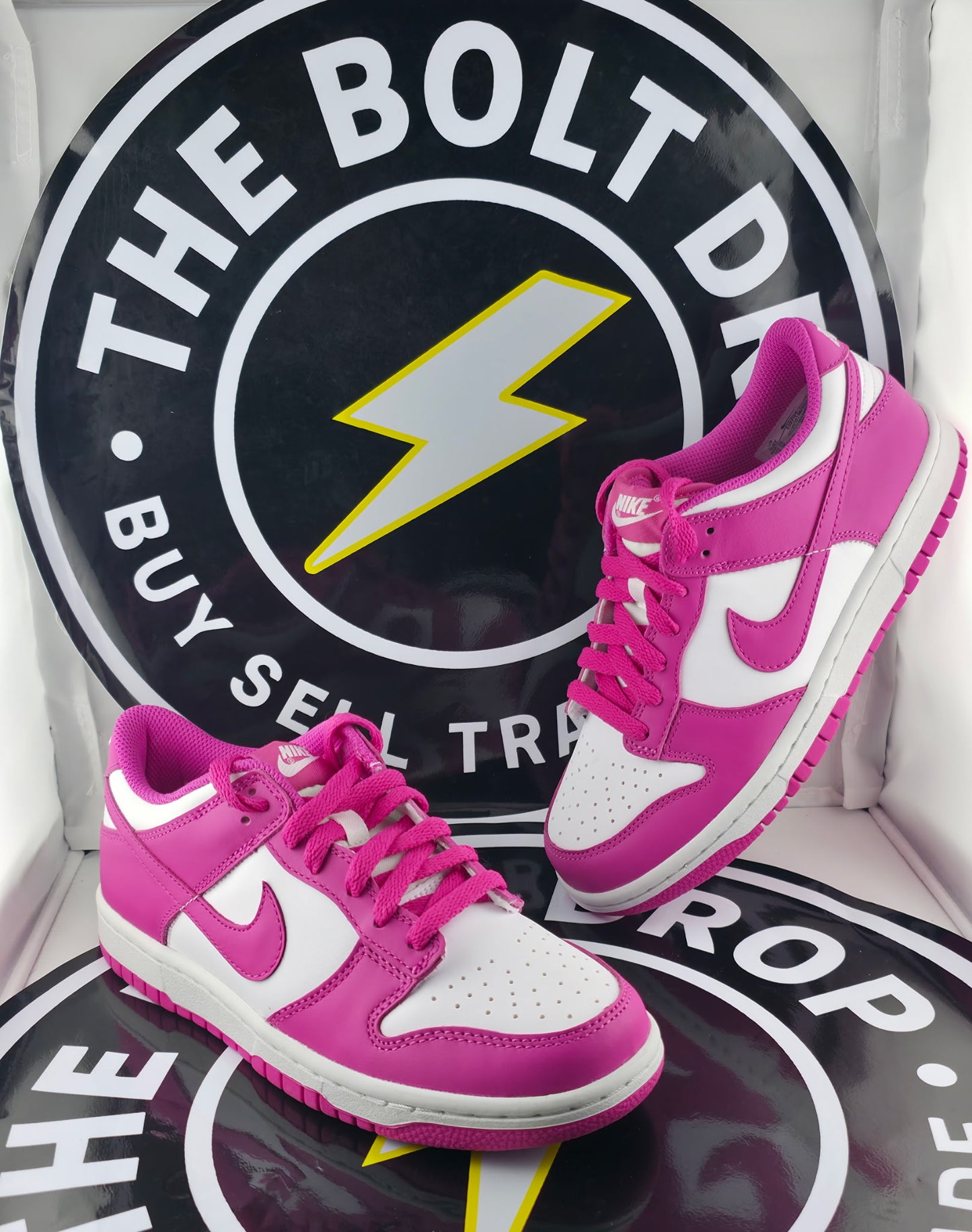 Nike Dunk Low - Active Fuchsia (GS) - Size 5.5Y