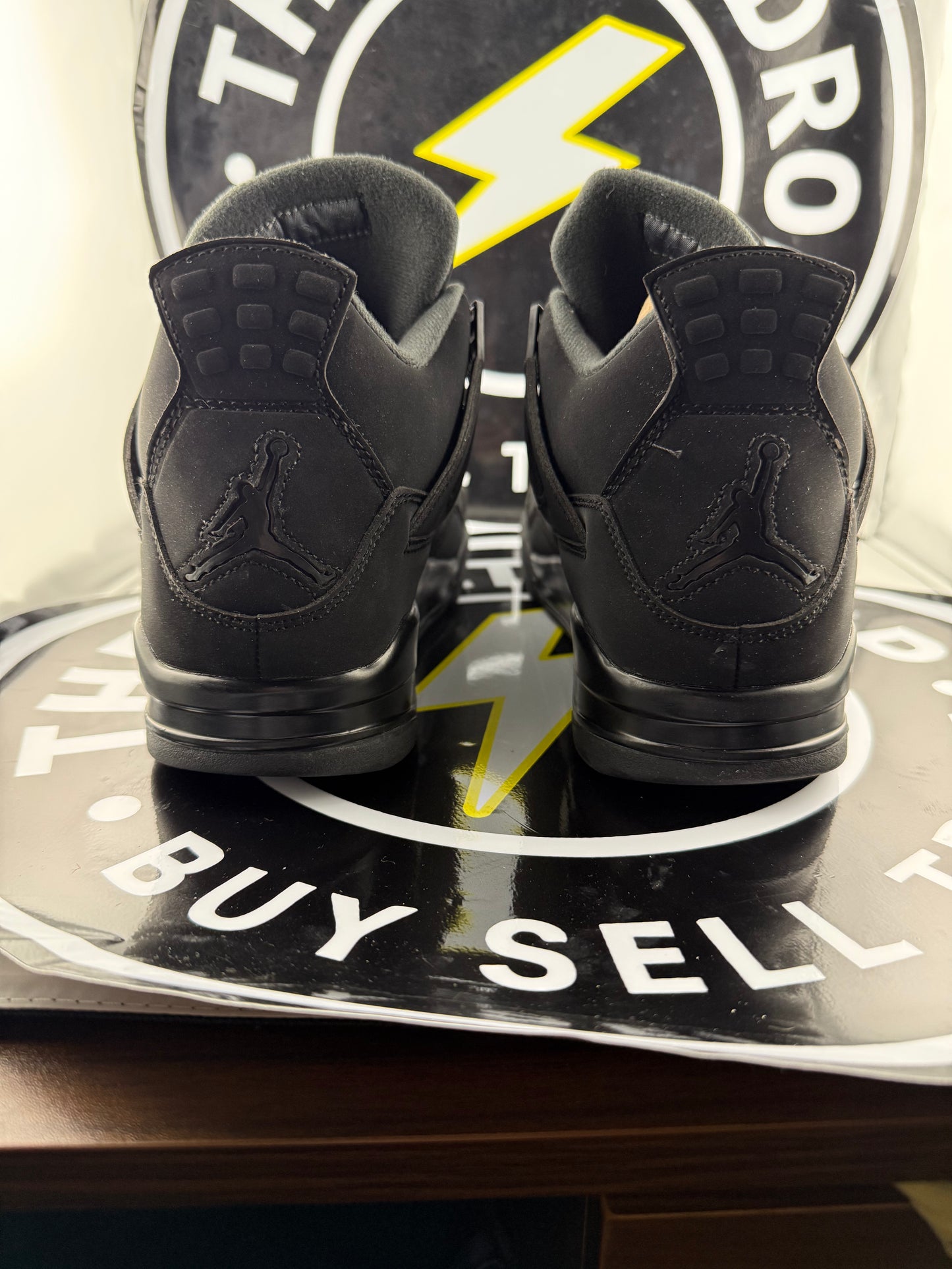 UA Jordan 4 Retro - Black Cat - Size 10M / 11.5W
