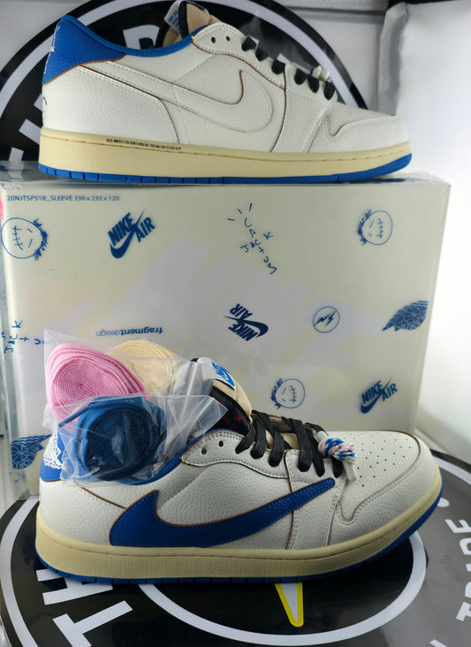 UA Travis Scott x Fragment x Air Jordan 1 Low OG - Size 12M / 13.5W