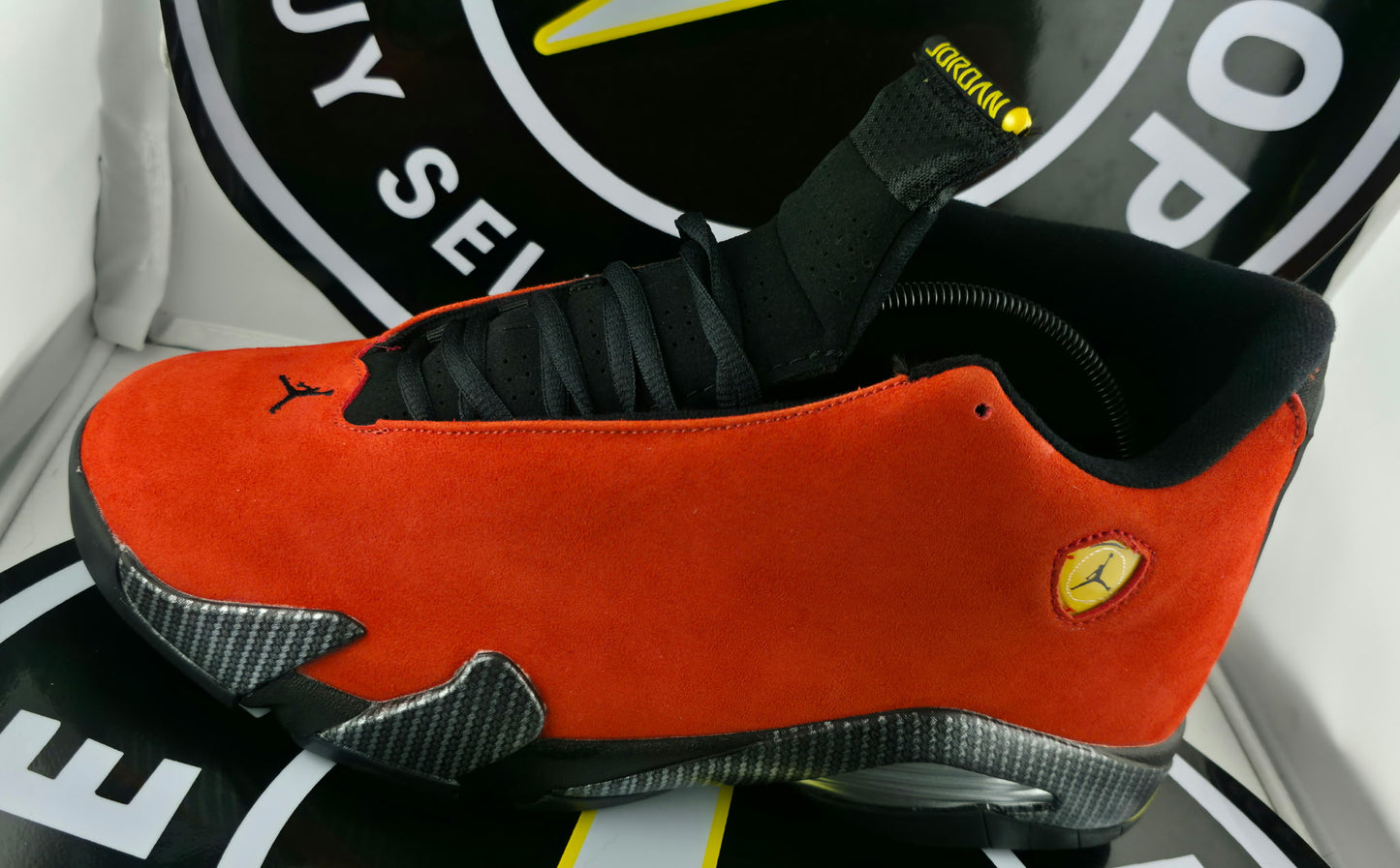 UA Jordan 14 Retro - Ferrari - Size 12M / 13.5W