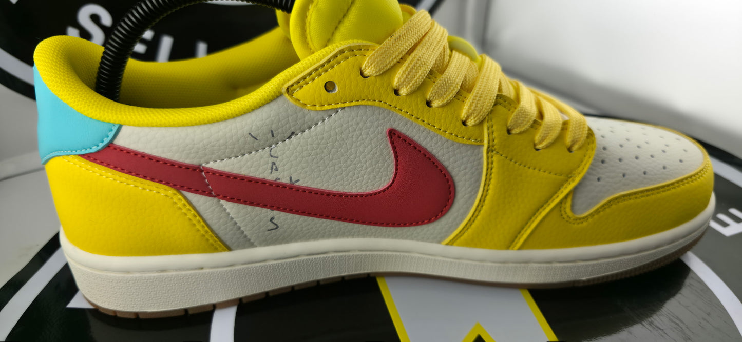 UA Jordan 1 Low - Travis Scott Canary - Size 10M / 11.5W
