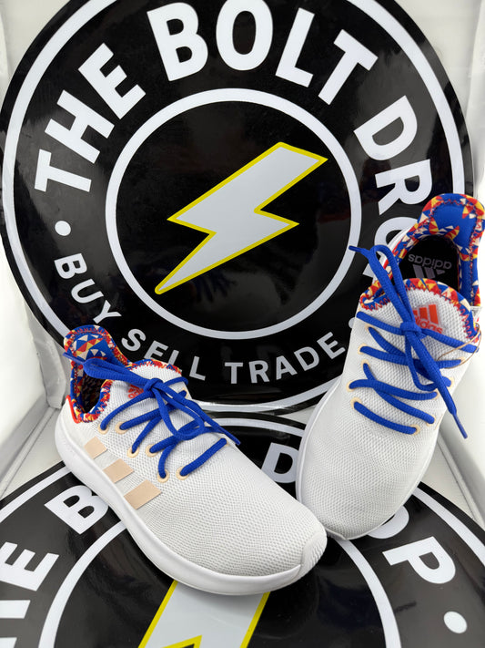 Adidas Cloudfoam Pure SPW - White/Bliora/Brired - Size 7W