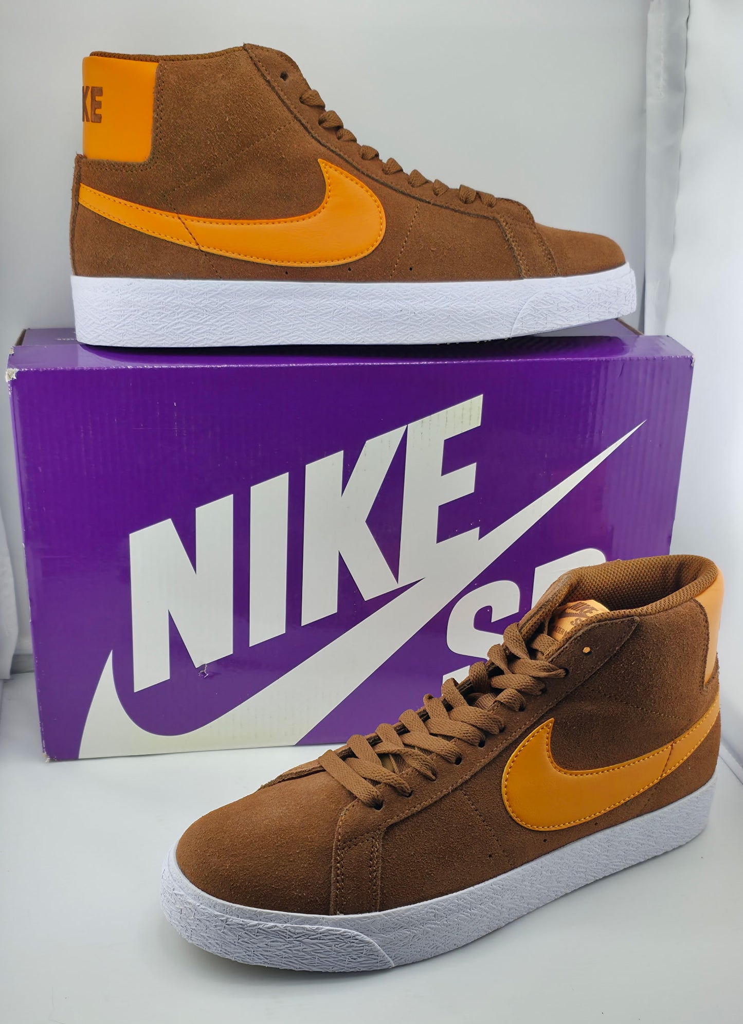Nike SB Blazer Mid - Pecan Light Curry - Size 8.5M / 10W